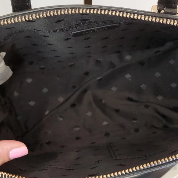 🎉HP🎉! Kate Spade ♥️NWT♥️ Medium Black Dome Satchel! - Picture 16 of 16